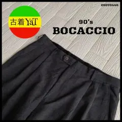 90's BOCACCIO UOMOヴィンテージワイドスラックスパンツUS古着