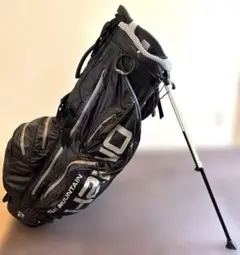 H2NO サンマウンテン　ゴルフキャディバッグ　ブラック