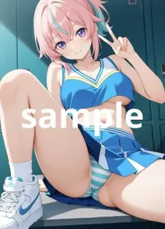 AIイラスト　セクシー　アニメイラスト　ポスター　A4サイズ　No.326