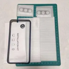 ♪【2+2】Galaxy S23ガラスフィルム +カメラフィルム + ガイド枠付
