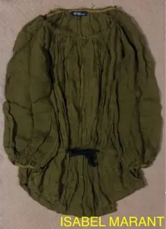 ISABEL MARANT ETOILE リネン100% デザイントップス
