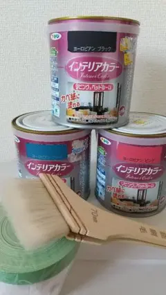 壁 壁紙に塗れる ペンキ アサヒペン DIY