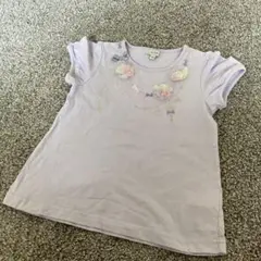 【着用2〜３回】any FAM 薄紫 Tシャツ 120