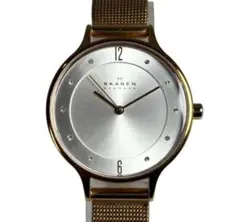 【美品】SKAGEN スカーゲン SKW2151 レディース シルバー文字盤