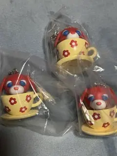 お茶犬　「アール」 カプセルトイ 3個セット