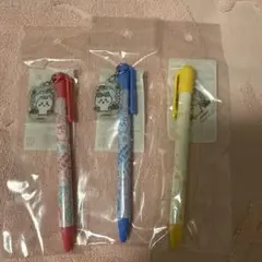ちいかわ・ボールペン 温泉地限定・チャーム付きボールペン ３種類