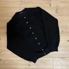 ブラック カーディガン
