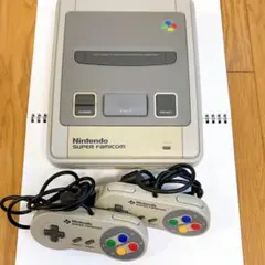 【動作未確認 ジャンク】スーパーファミコン 本体＋コントローラー2個セット