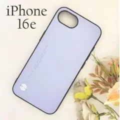 iPhone16e 背面ソフトケース ライトパープル ☆おまけガラスフィルム付