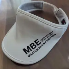 MASTER BUNNY EDITION MBE バイザー ホワイト