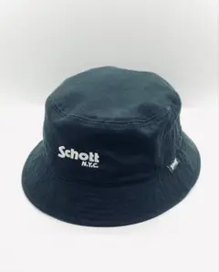 schott/ショット　バケットハット　ブラック