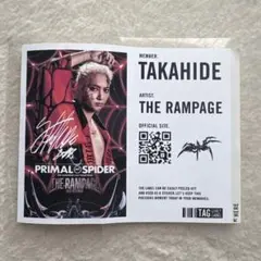 TAKAHIDE サイン入り PRIMAL SPIDER