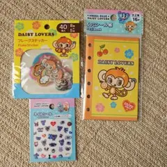 DAISY LOVERS　エンジェルブルー　シールノート　シール　フレークシール