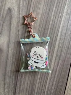 ちいかわ　韓国版　キーリングランダムキーホルダー　ラッコ先生