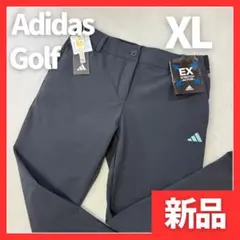 新品タグ付き‼️【アディダス】ロゴリング ウエストゴムストレッチゴルフパンツ XL