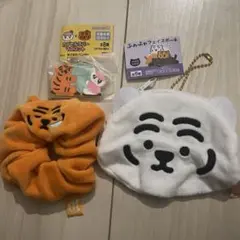 ムジークタイガー　フェイスポーチ　シュシュ　ラバーマスコット