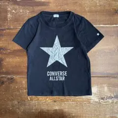 CONVERSE ALL STAR コンバース　黒 Tシャツ 140