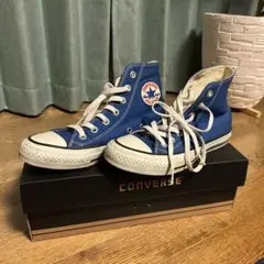 【中古品】CONVERSE ALL STAR 青 ハイカットスニーカー