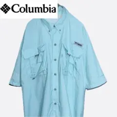 Columbia PFG 半袖フィッシングシャツ ボタンダウンシャツ コロンビア