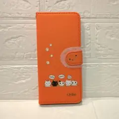 Xiaomi Redmi 12 4G/5G ケース手帳型　猫　オレンジ