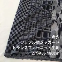 F9X/5655●180cm 限定/綿100%トランスファーニット生地/カール
