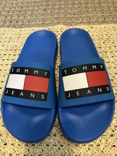 ＜新品未使用＞TOMMY JEANS 青色サンダル
