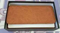 未使用 かばん創庫 野村修平 ☆ 猫シリーズ レザー ラウンドファスナー 長財布