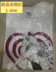 【Lサイズ】伊藤潤二×サンリオ ギャル富江 ギャルTシャツ WHITE