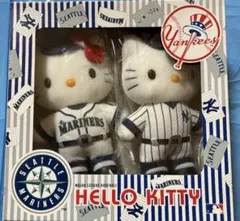ハローキティ　ヤンキース　マリナーズ　ぬいぐるみセット