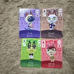 どうぶつの森　amiiboカード　猫