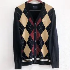 フレッドペリー カーディガン ネイビー