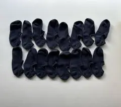 ユニクロ　くるぶし　ソックス　ネイビー　8セット