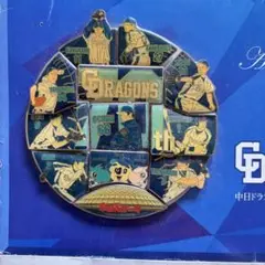 中日ドラゴンズ　70周年記念グッズ　記念バッチセット