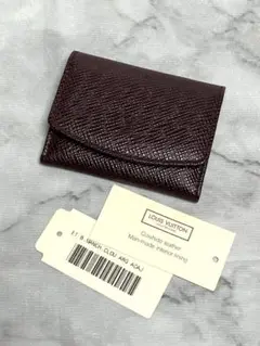 新品未使用　LOUIS VUITTON タイガ　レザー　カフスケース　小物入れ