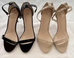 美品　未使用　PLUM レディース　サンダル　二色セット