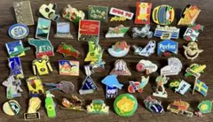 364【在庫限り!お得な50個!】フランスヴィンテージ ピンバッジ