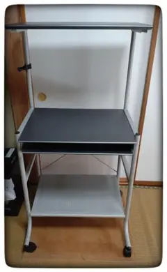 中古品　エレコム　ELECOM　パソコンラックYSR-05SV