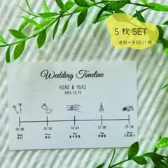 Weddingタイムラインカード