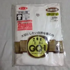 GUNZE （GQ-1）半袖U首 Tシャツ 2枚組 М メンズ 肌着