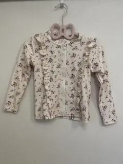 テータテート 花柄 ラッシュガード フリル 90