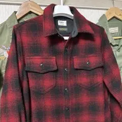 OSHKOSHオシュコシュ・バッファローチェック柄・ネルシャツ・ウールシャツ