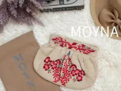 美品 MOYNA クラッチバック 刺繍 バッグ