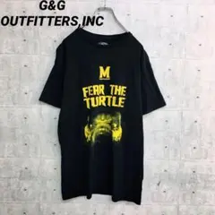 x0265 G&G OUTFITTERS,INC Tシャツ 黒 L カメプリント