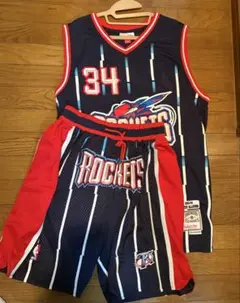 ROCKETS OLAJUWON 34 ユニフォーム セット　NBAセットアップ