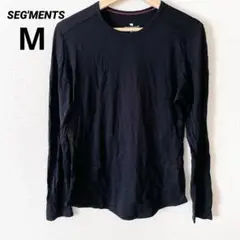 SEG'MENTS ブラック 長袖 Tシャツ　M