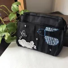 作って見ませんかDカン付きスマホ多用途ポーチ/ミナペルホネン