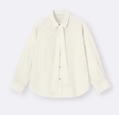 gu ボウタイシャツq natural lサイズ