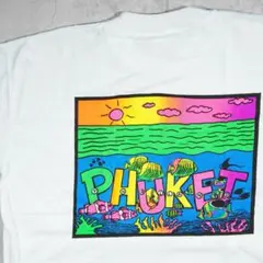 90s タイ プーケット スーベニアTシャツ シングルステッチ シルクスクリーン