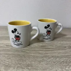 未使用品　ミッキー　ロンハーマン　マグカップセット 2個　RHC