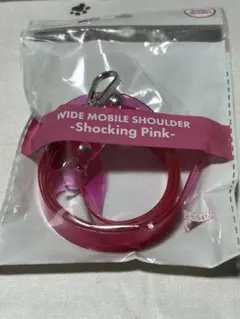 ダイソー 東京ガールズコラボ スマホショルダー クリア ピンク
